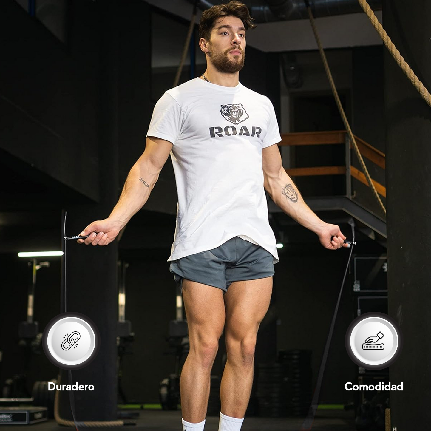Comba de Velocidad Profesional Crossfit y Boxeo ROAR