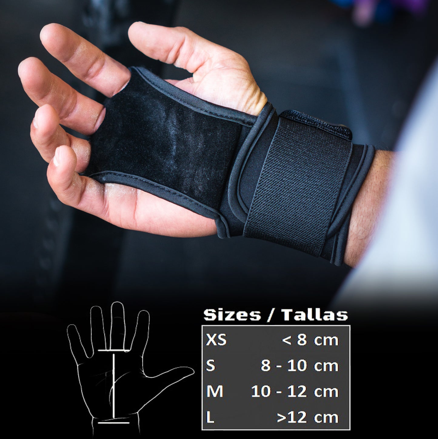 Calleras de Piel Antideslizantes Crossfit ROAR