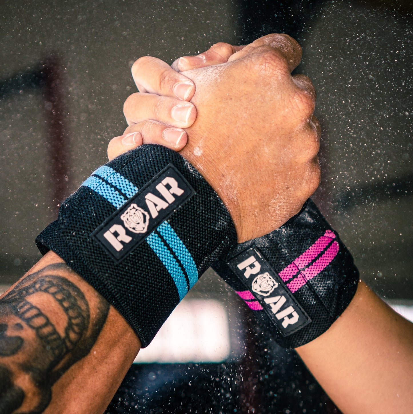 Muñequeras Deportivas Ajustables para Crossfit y Fuerza ROAR