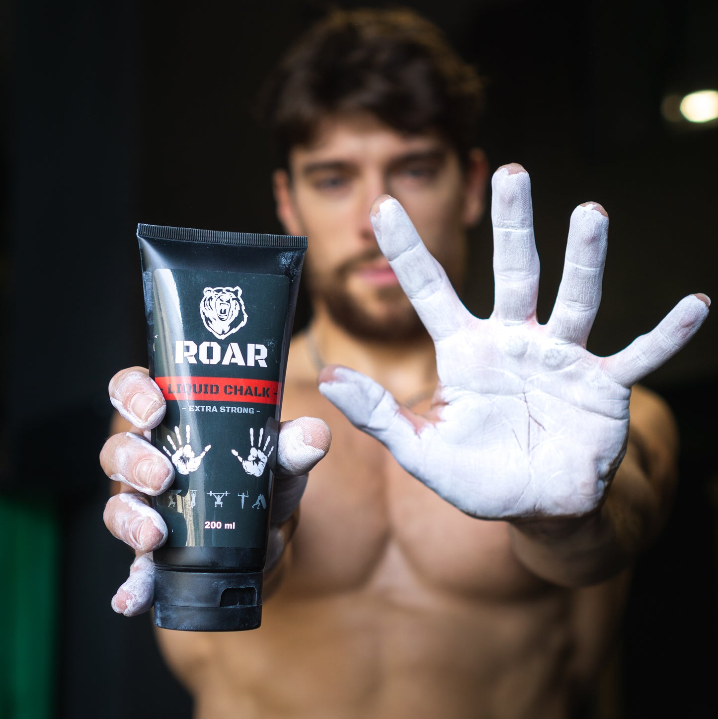 Magnesio Líquido Gym Antideslizante | Chalk Líquido Profesional ROAR