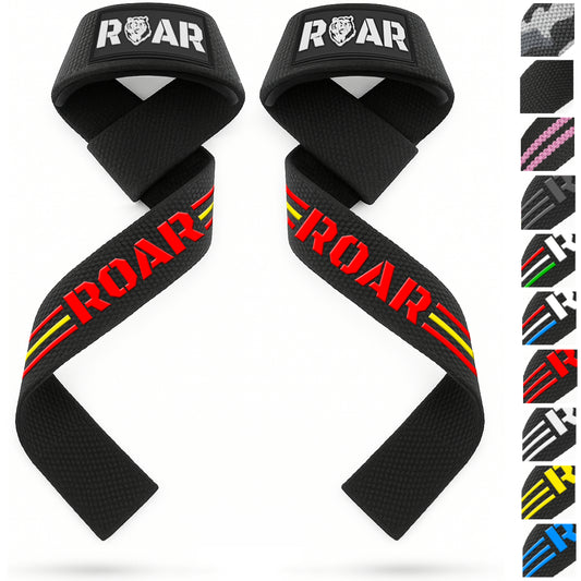 Straps Profesionales Gym Antideslizantes ROAR